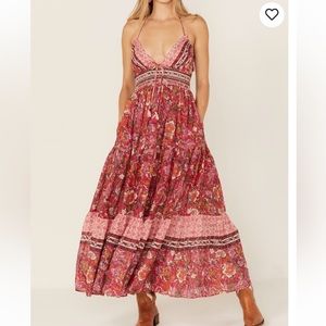 Free People Real Love Maxi Dress in Meadow Combo